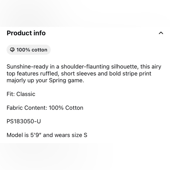 Press Ruffled Off Shoulder Top NWT - Picture 11 of 11